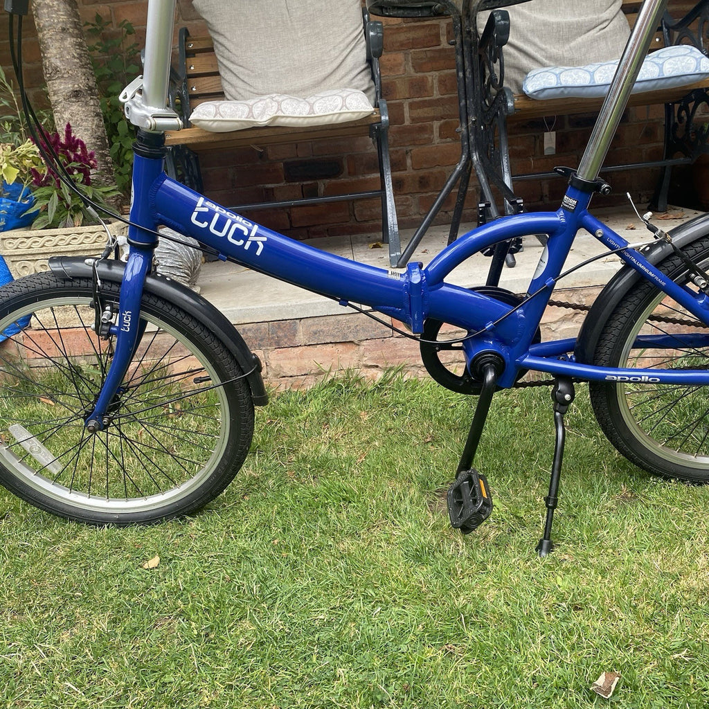 Apollo Tuck 20'' Lightweight Folding Bike Single Speed Blue