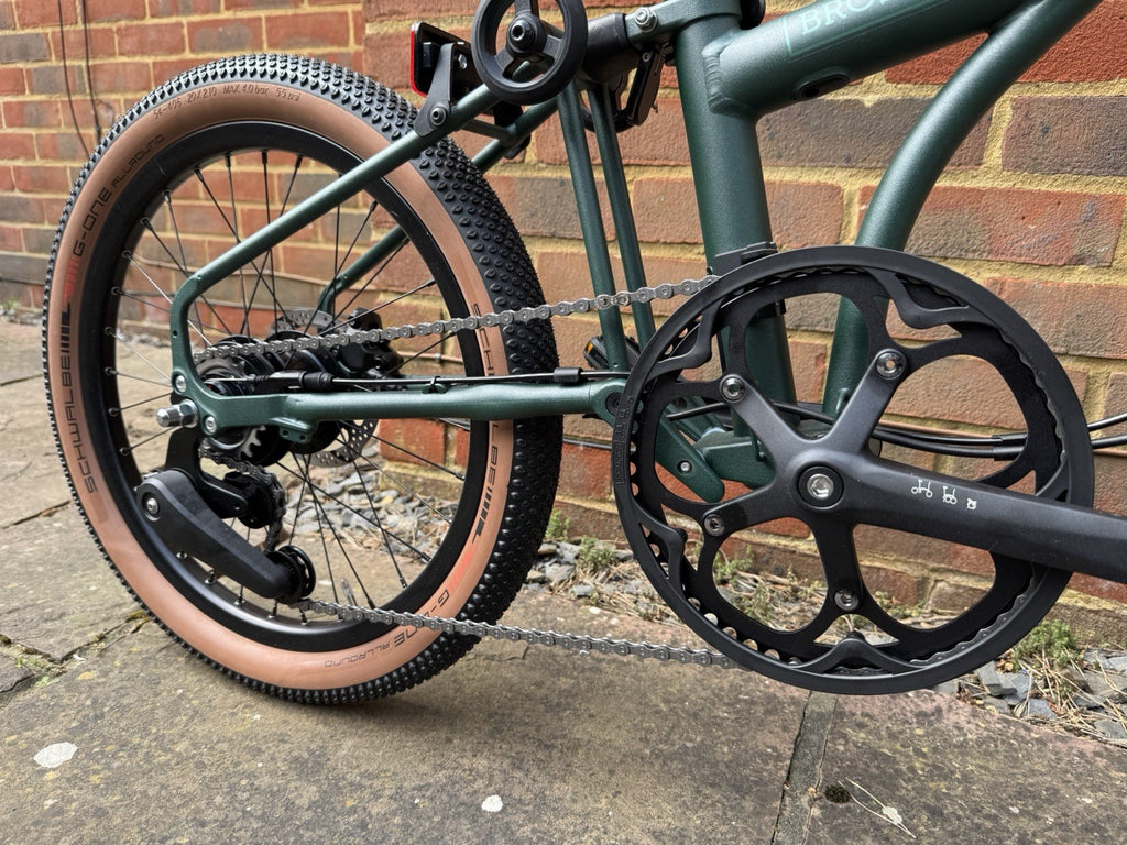 Unused, Brompton G-Line Folding Bike, Large, Forest Green