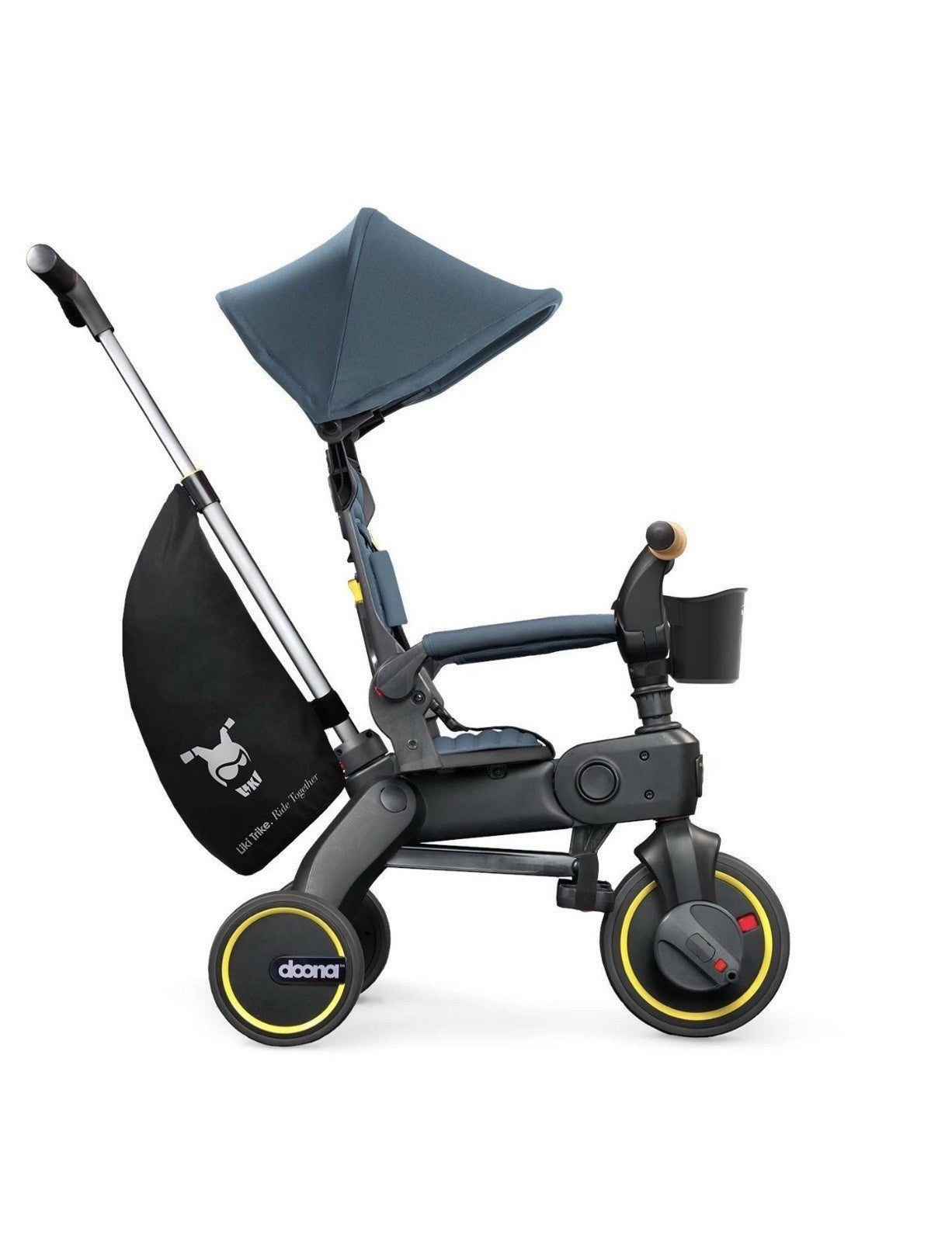 Doona Liki Trike S5 Deluxe Foldable Push-Along Trike Ocean Blue- New-RRP £269