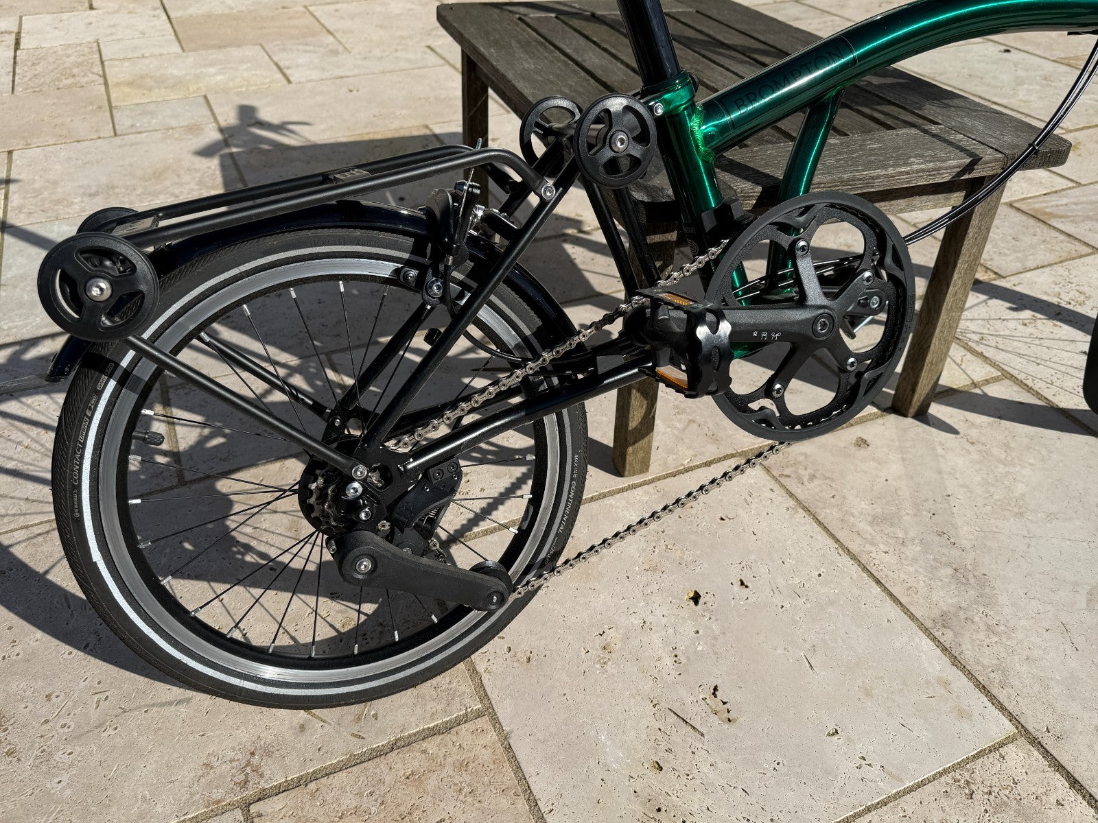 Brompton P Line 4 speed, Emerald Green