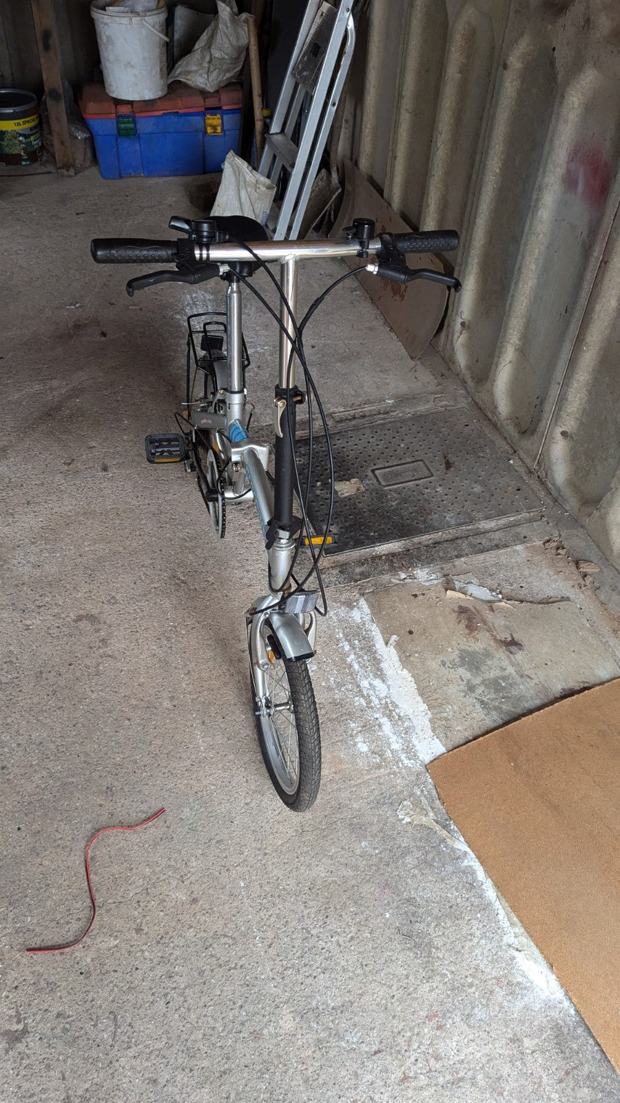 Proteam Folding Bike   6 shimano  gears  16' wheels' bicycle  fold up v-brakes