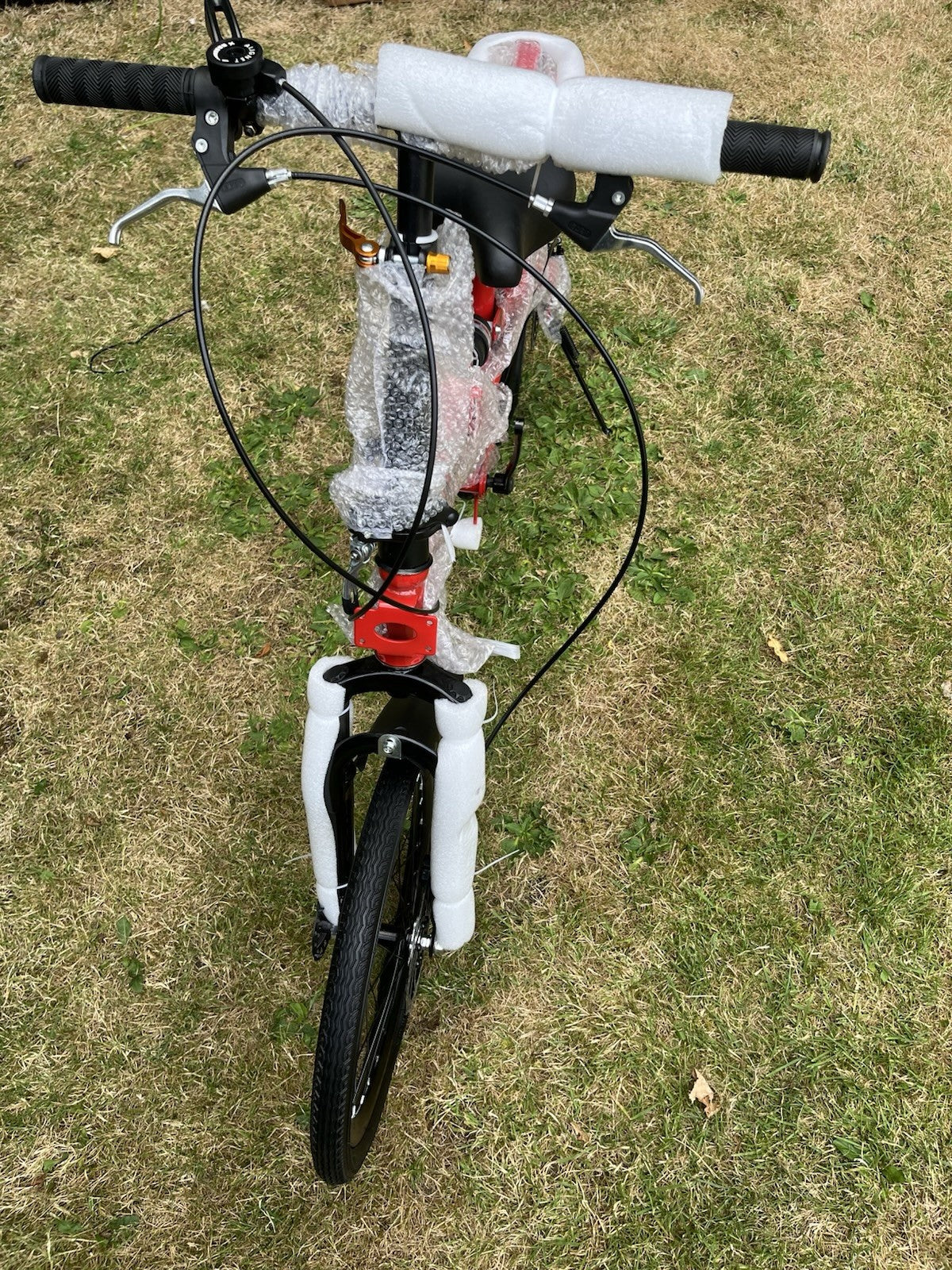 Folding Bike (RED ONLY) for Easy Packaging and Transport for Easy Storage