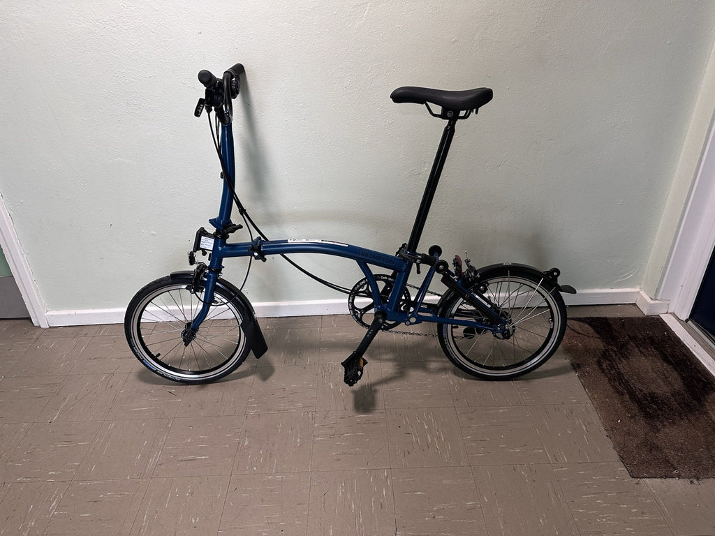 Brompton C Line Explore Mid Handlebar Ocean Blue From 2025 Excellent Condition