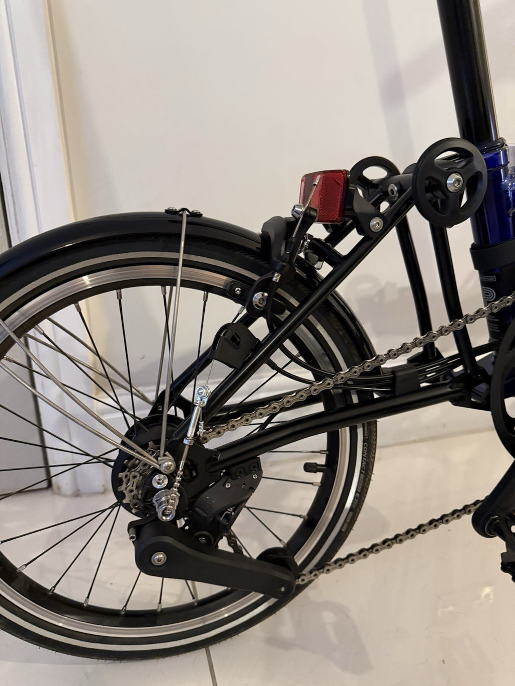 brompton p line 12 speed - Blue Lacquer