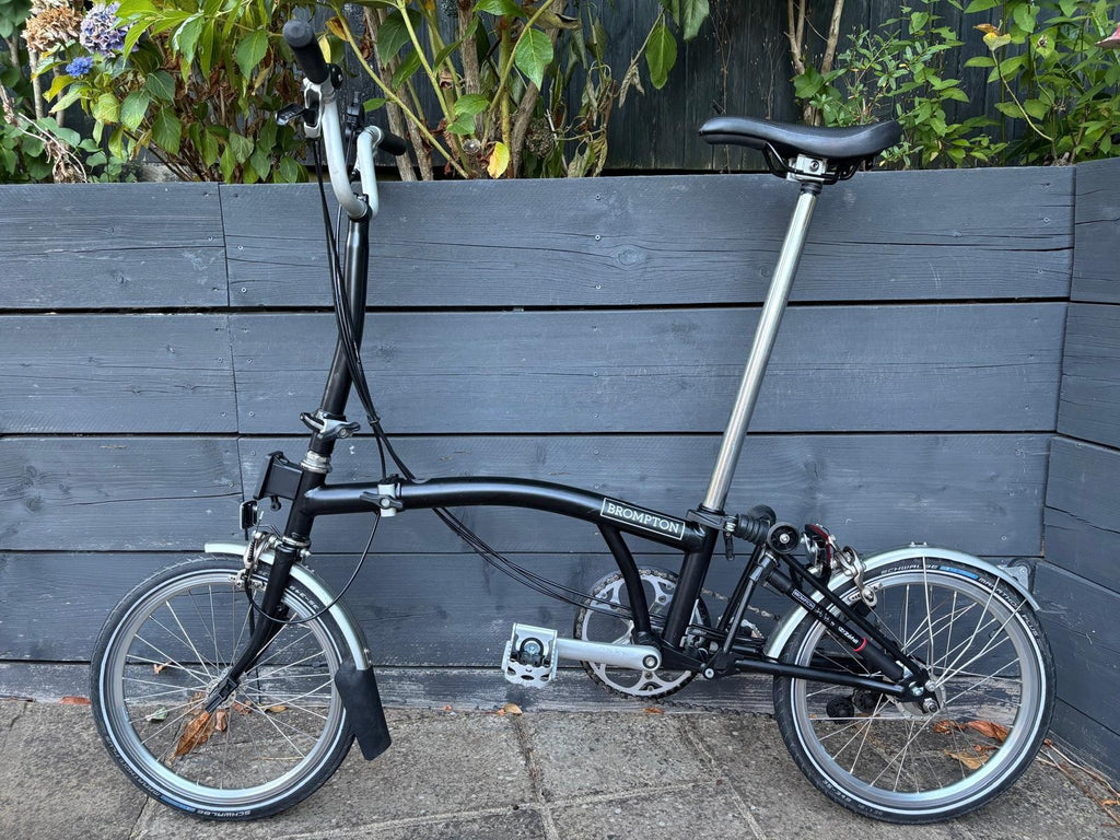 2015 Brompton H6L (Higher) C Line Folding Bicycle 6 Speed - Lightly Used