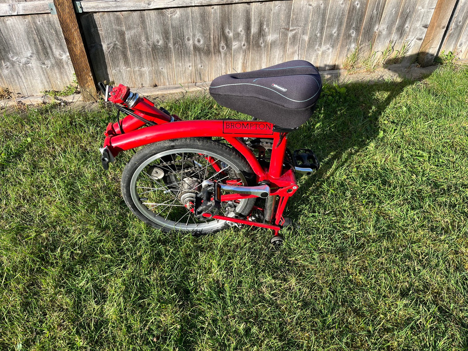 Brompton A Line Folding Bike 3 -Speed, Red