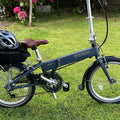 Bickerton Argent 1707 Folding Bike 16in Grey with Mudguards Rear Rack