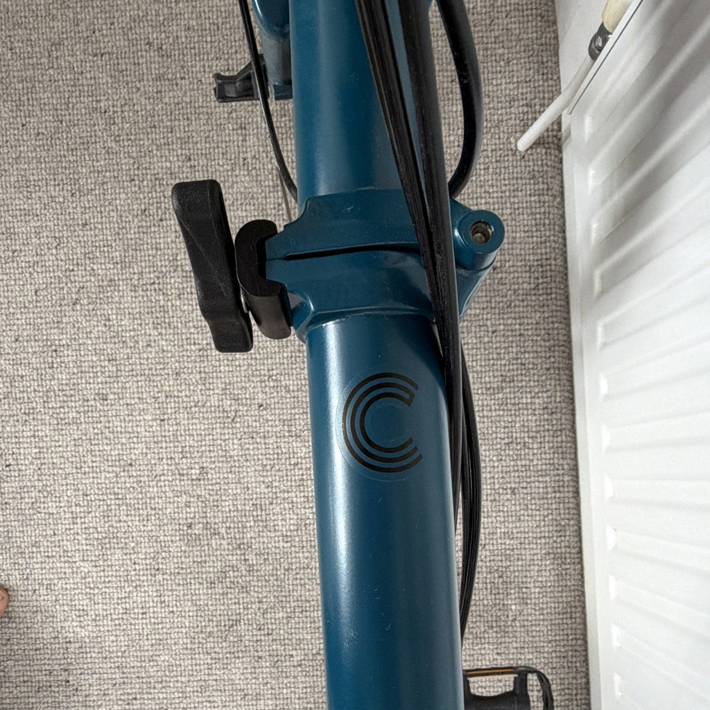 Brompton C Line Explore 2023 Mid Handle Bar - Ocean Blue