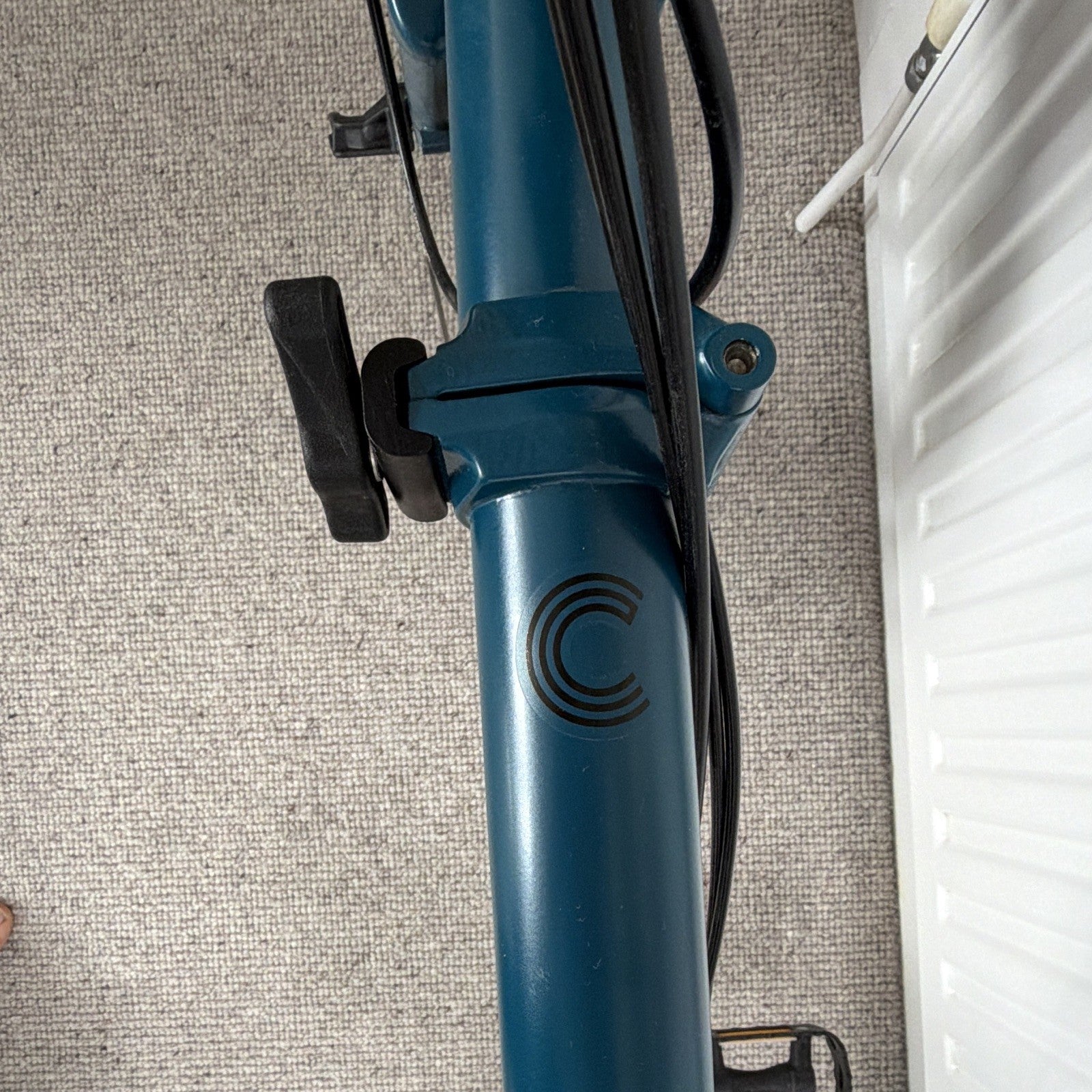 Brompton C Line Explore 2023 Mid Handle Bar - Ocean Blue