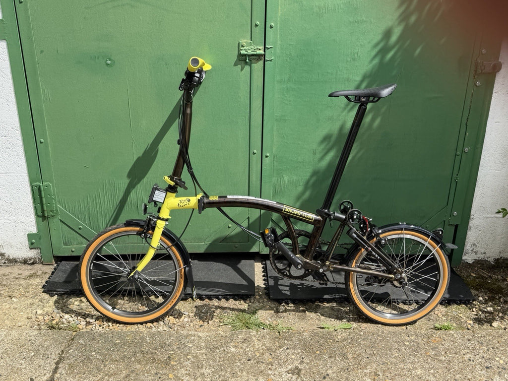 Brompton Folding Bike 6-Speed Tour de France Black Edition