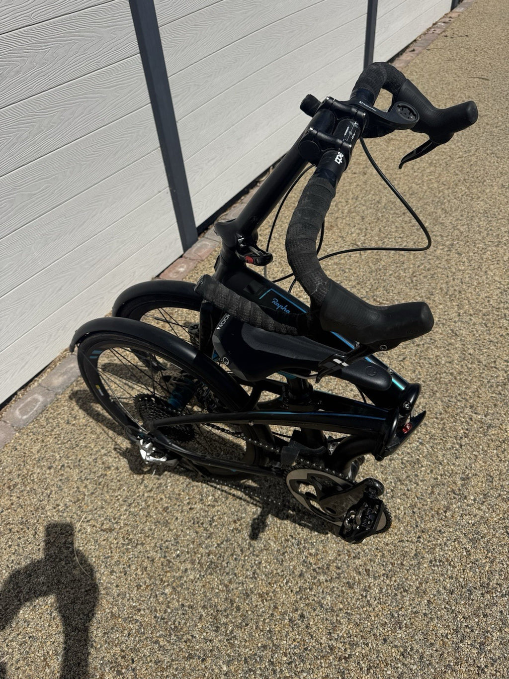 TERN VERGE X11 FOLDING BIKE BLACK LOADS OF UPGRADES, Drop bars, SRAM Force, FAST