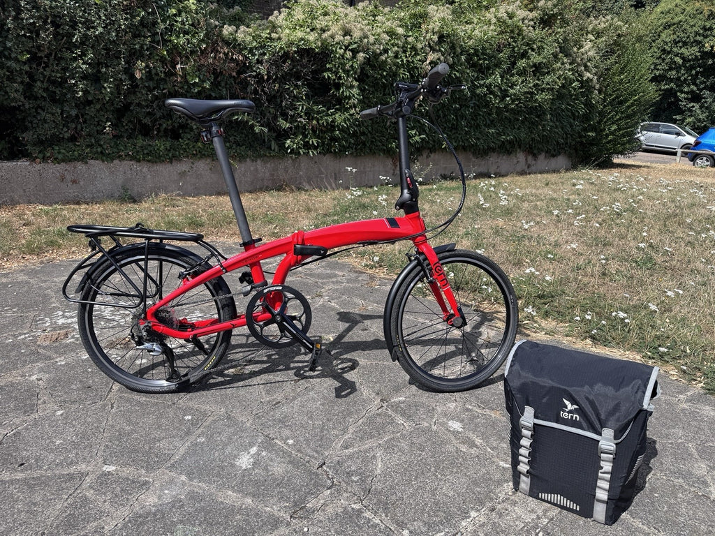 Tern Verge D9 Folding Bicycle Red - In Excellent Condition