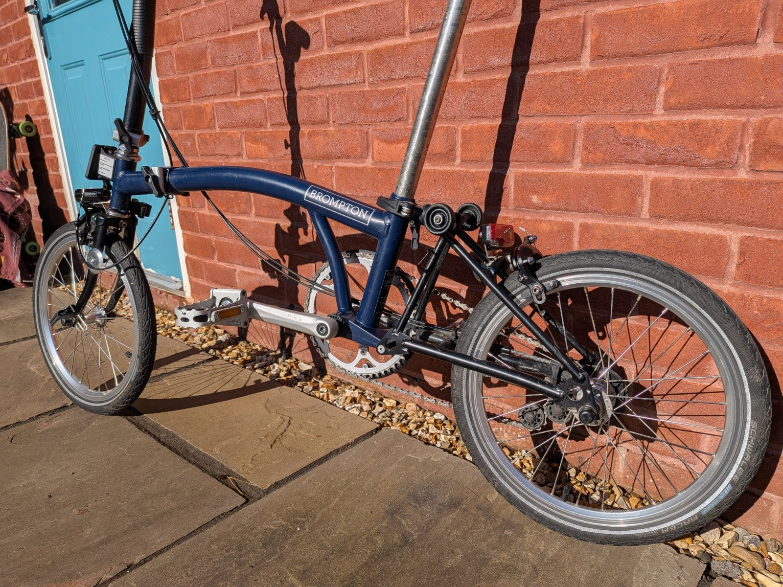 Brompton C-line Folding Commuter Bike,  two speed