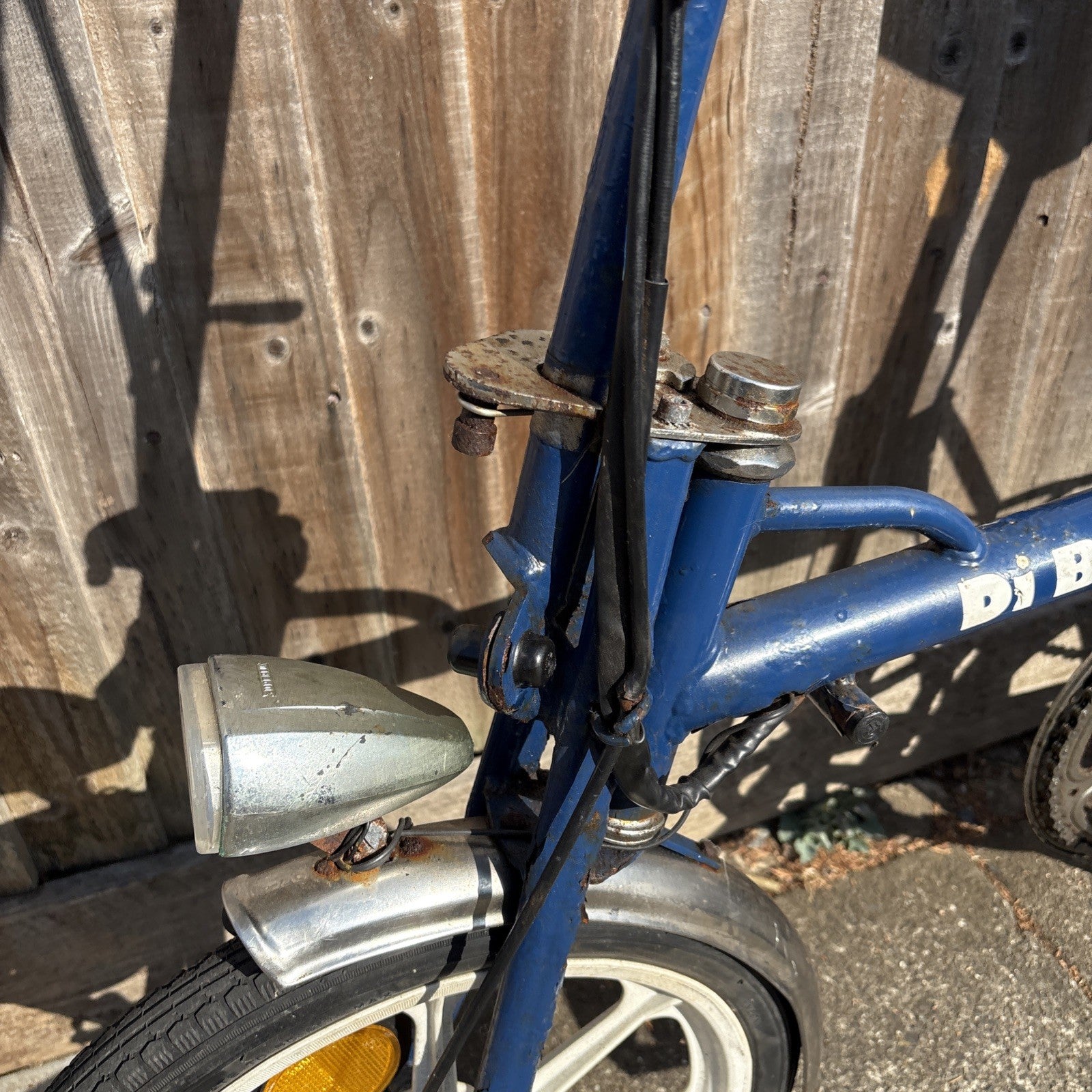 Vintage DI BLASI Folding Bike- Navy 4 Gears