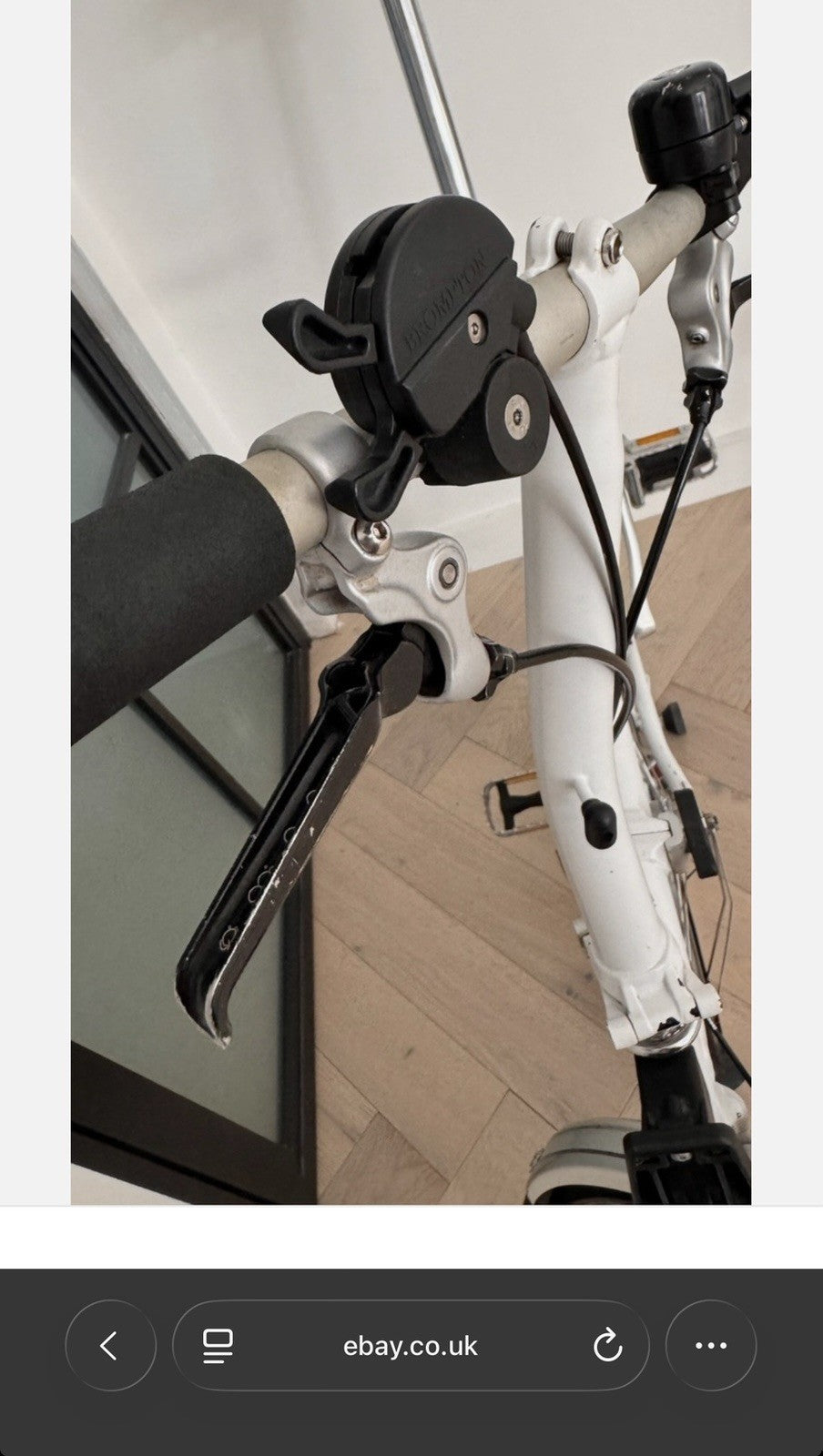 Brompton S3L Folding Bike 3-Speed - WHITE, Camden