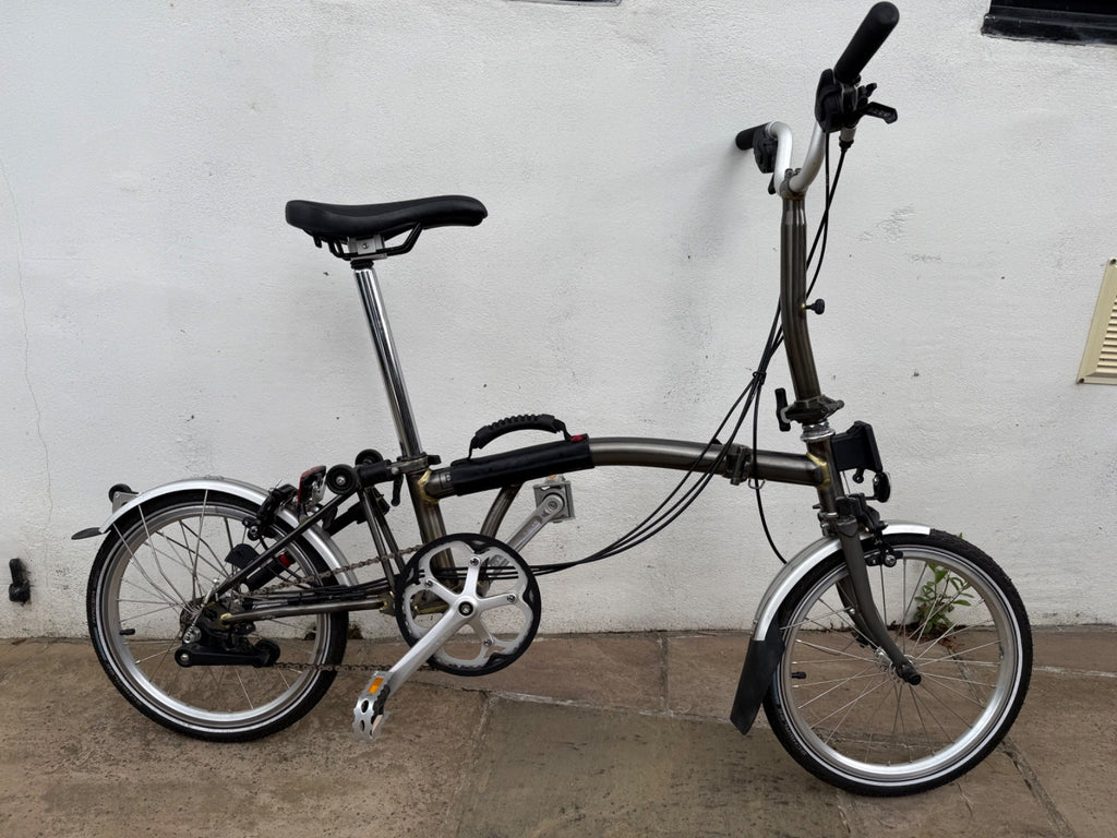 Brompton M6L 6-Speed Raw Lacquer – Barely Used, Recently Serviced, From New