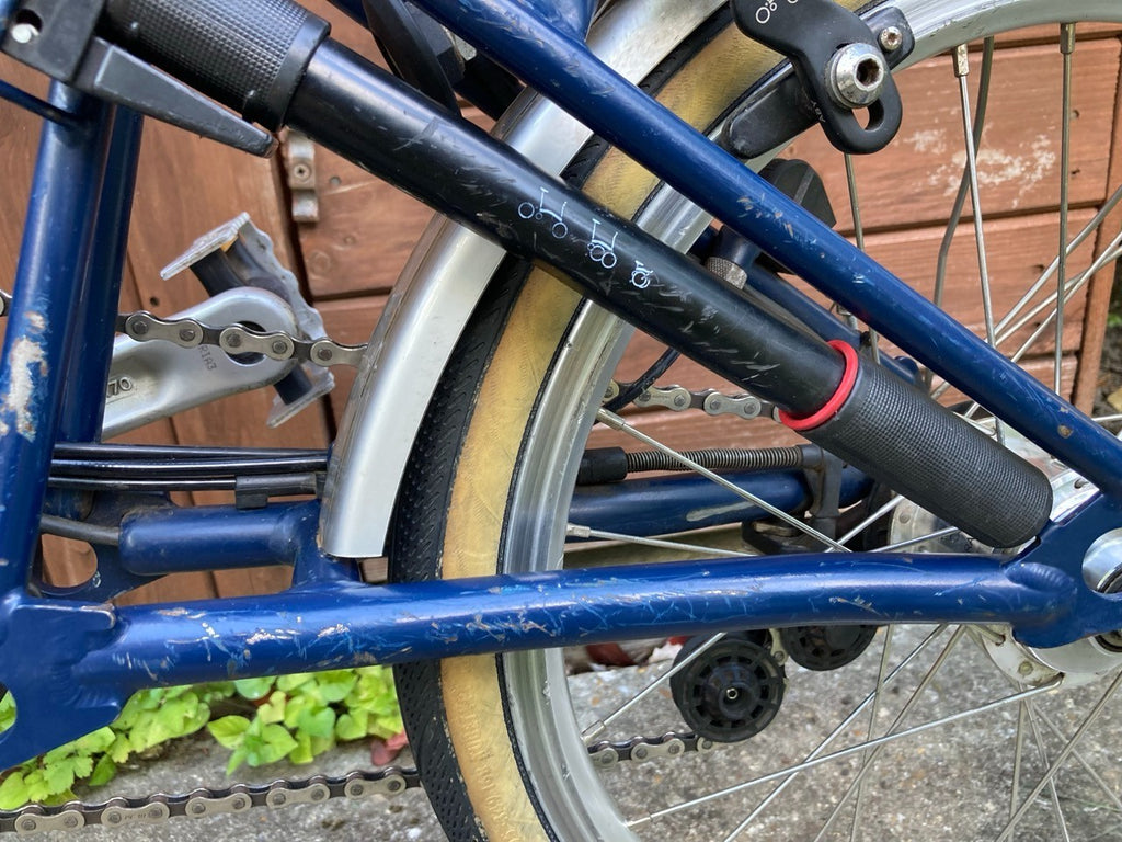 Brompton S6l 2019  - dynamo lights , mudguards & carrier block - 6 speed