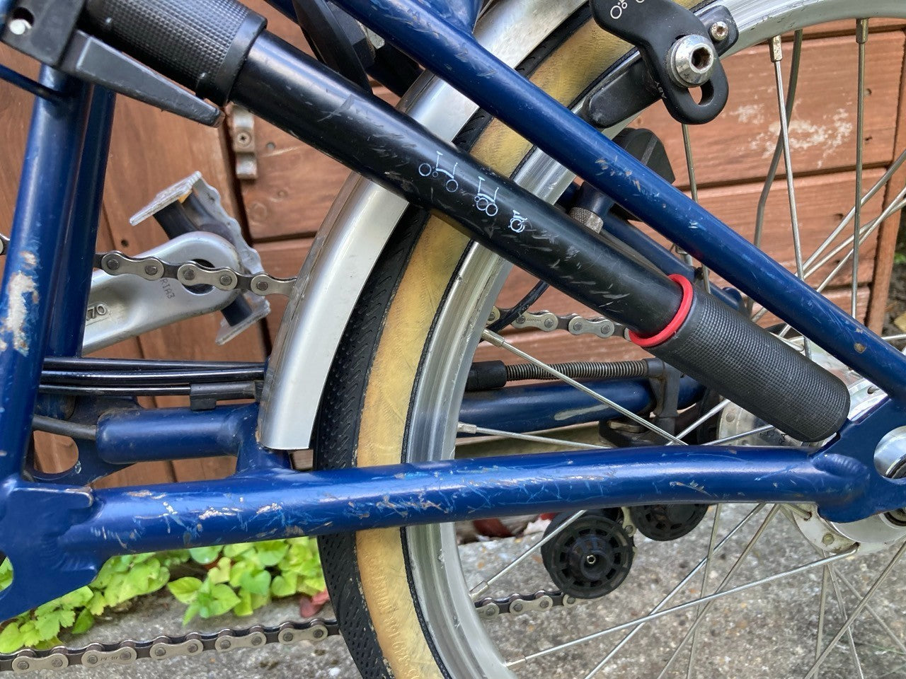 Brompton S6l 2019  - dynamo lights , mudguards & carrier block - 6 speed