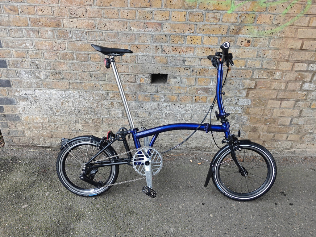 Brompton P-Line 4 Speed Folding Bike (customised)