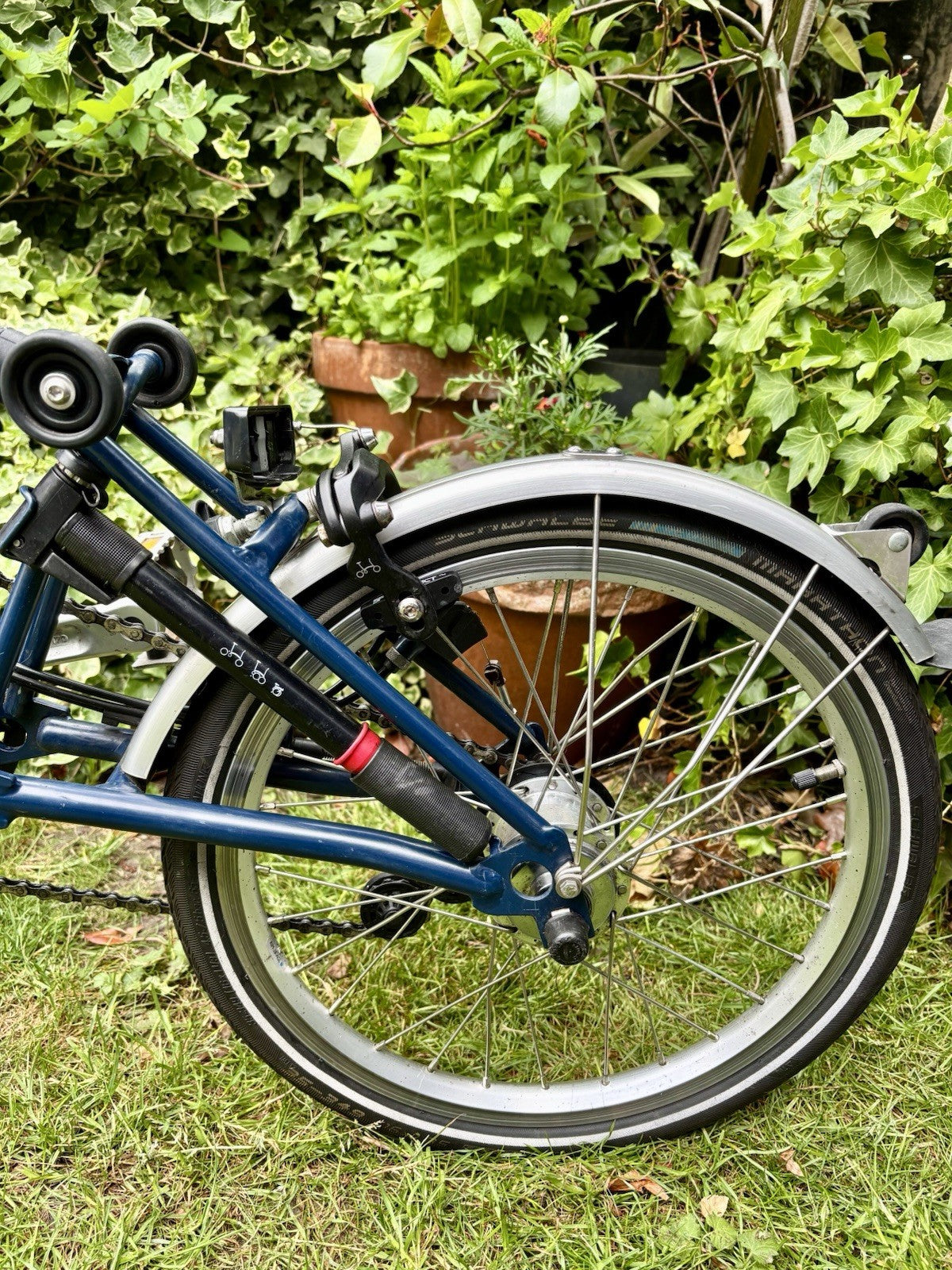 Brompton C-Line Explore 2021 6 Speed – Petroleum Blue – M Handlebars – London