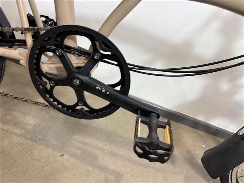 Brompton C Line 6 Speed 2023 High Handlebar Folding Bike - Dune Sand