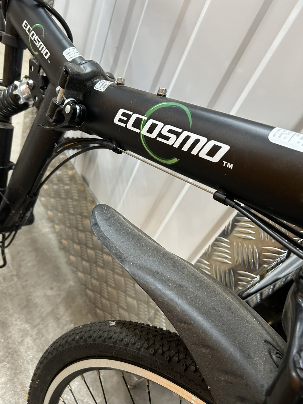 Mountain Bike Ecosmo 26" Wheel Folding MTB Shimano Gear 21SP, 18.5" -26SF02BL