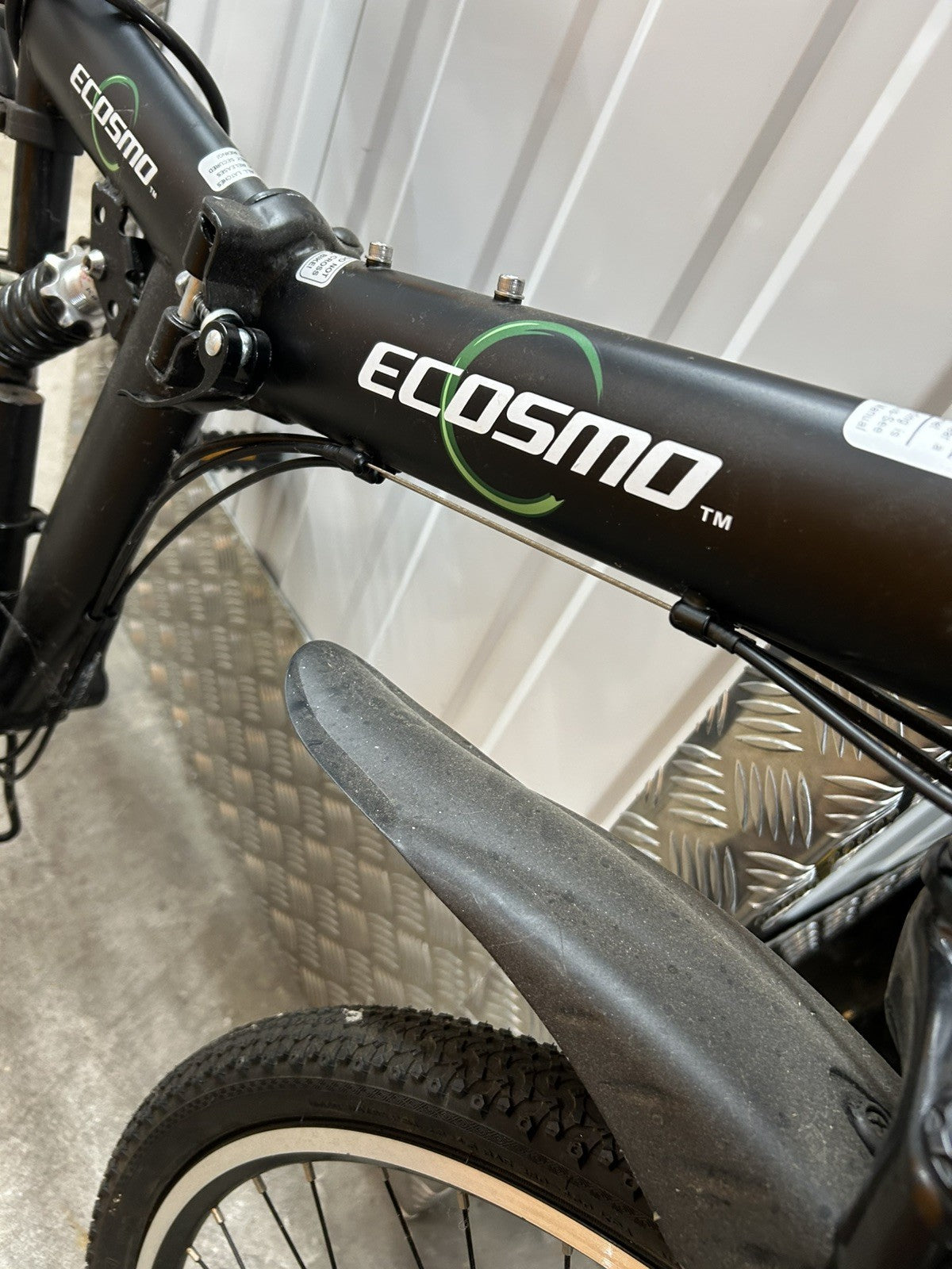 Mountain Bike Ecosmo 26" Wheel Folding MTB Shimano Gear 21SP, 18.5" -26SF02BL