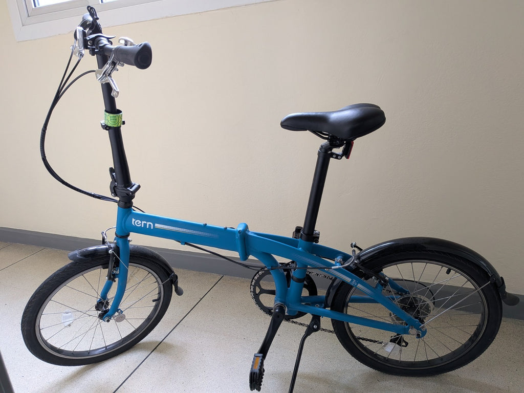 Tern Bicycle Link B7 20" 7 Speed  Blue Folding Bicycle Easy Carry RRP £650.00