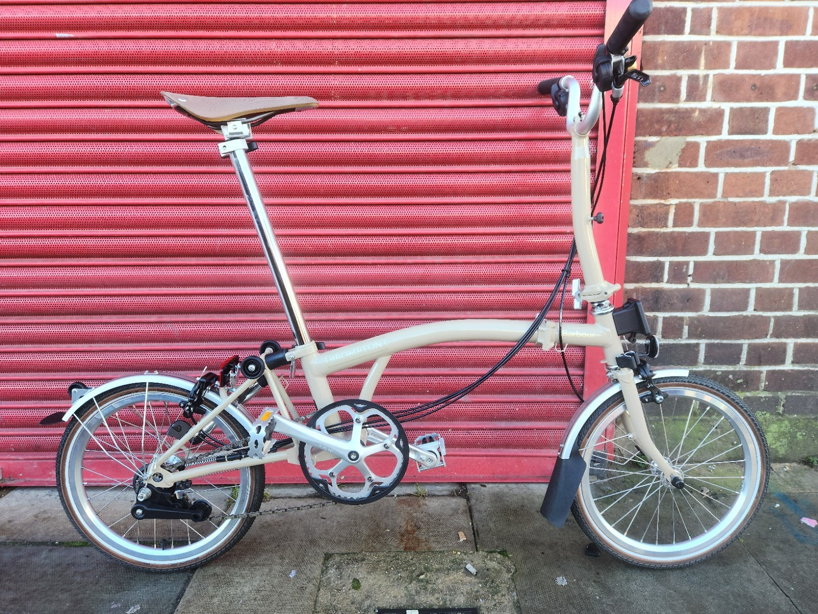 Barbour x Brompton Special Edition M6L With Barbour Pouch