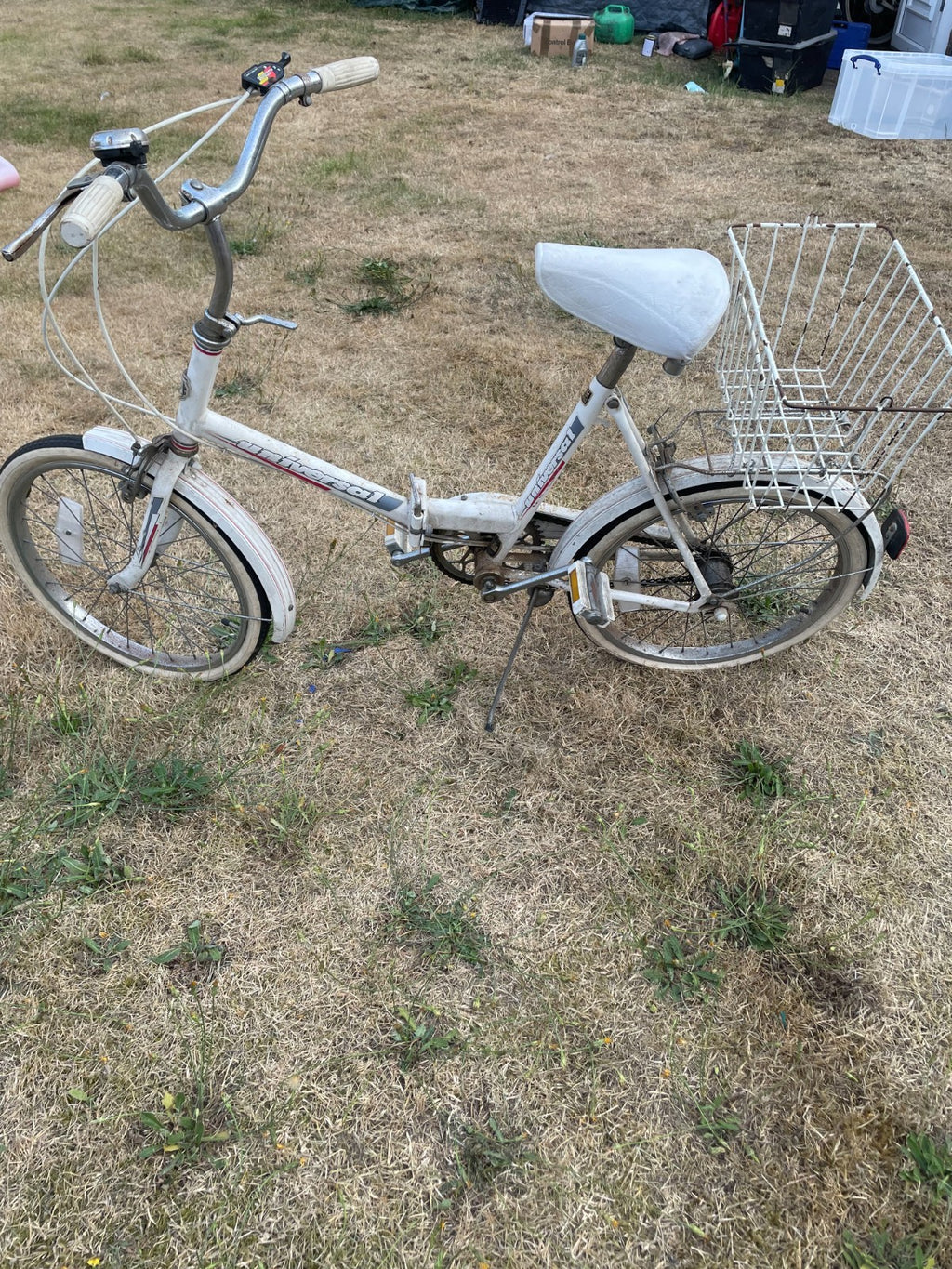 Universal  Fold Up Bike. Fold up Bike. Push Bike. Bike. Old Bike.