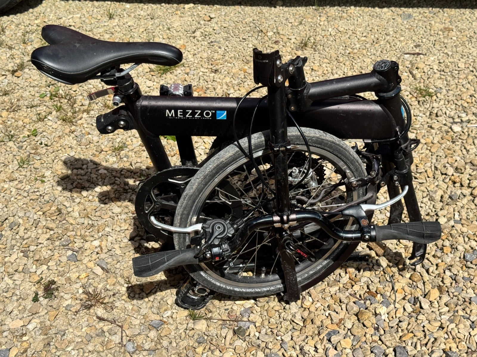 Mezzo D9 Folding Bicycle Cycle Bike with Lamaki:Lab carry bag