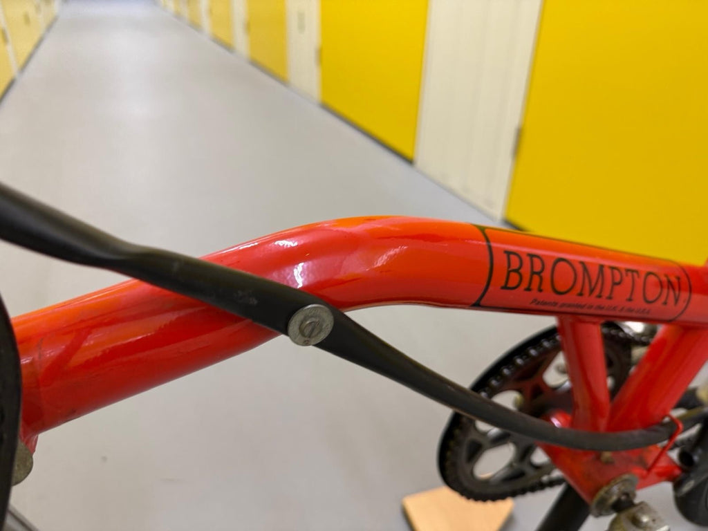 Brompton MK1 (3 Speed)  folding bicycle - Red