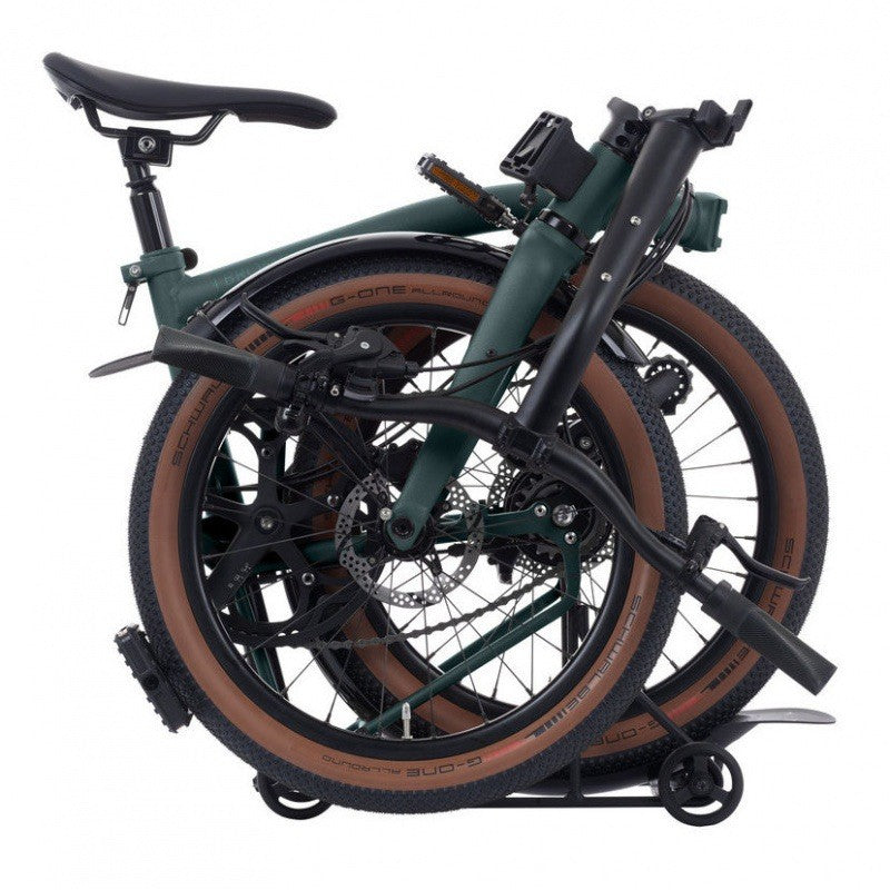 Brompton G Line, 8 speed w Roller Rack 2026 - Forest Green - Size Medium
