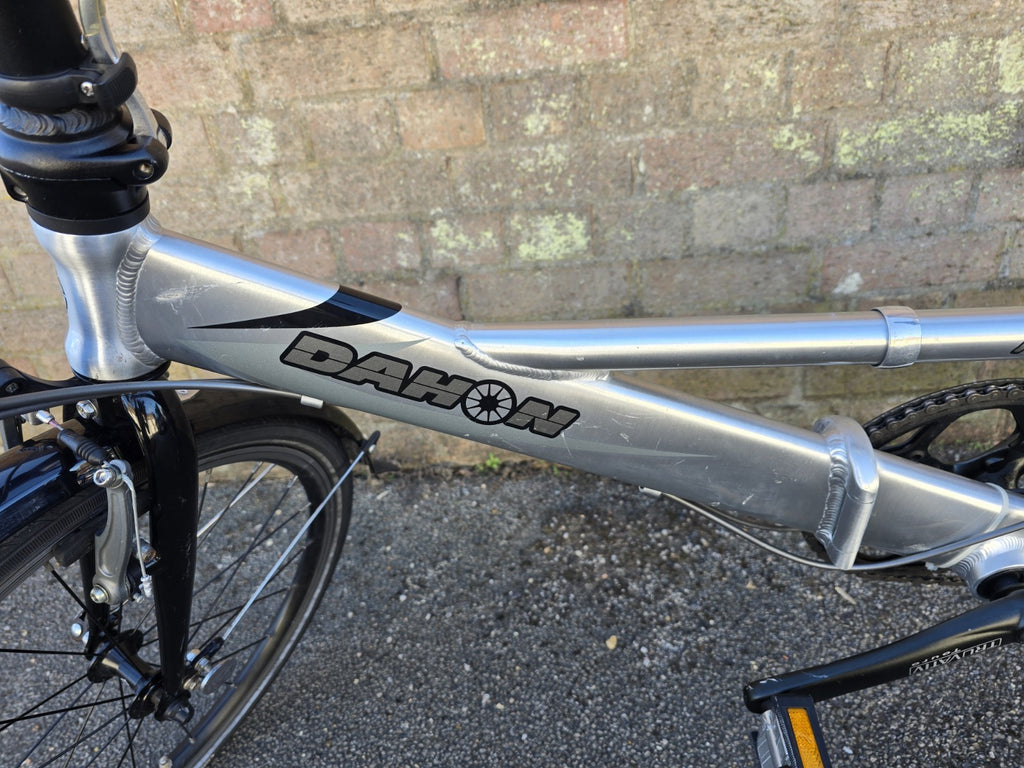 Dahon Helios Metro Vintage Folding Aluminium Push Bike Silver, Circa 1999