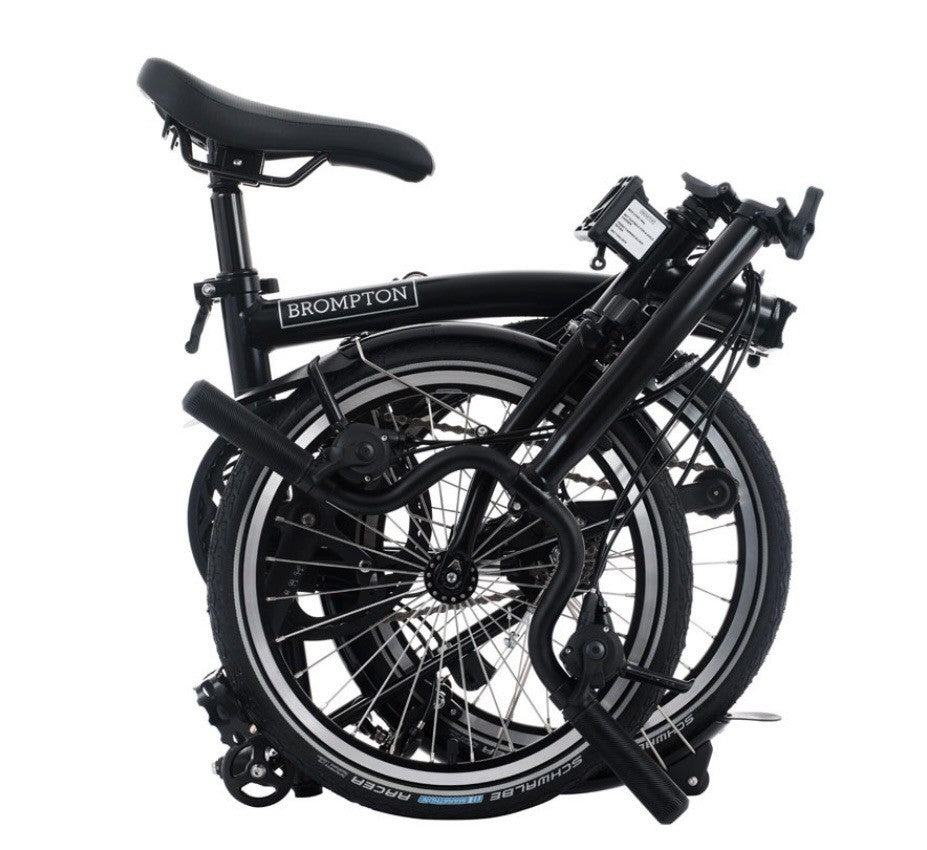 NEW Brompton C Line 4 Speed Folding Bike Black Mid Bar 2026 Unused