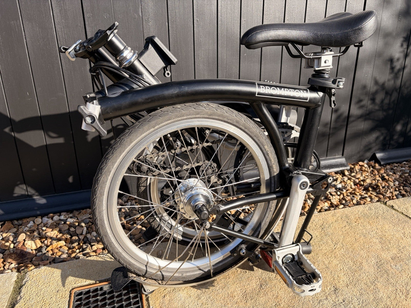 Brompton 6-speed Black Folding Bike late 2021