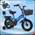 14inch Kids Bike Bicycle Children Boys Foldable Cycle Removable Stabiliser UK