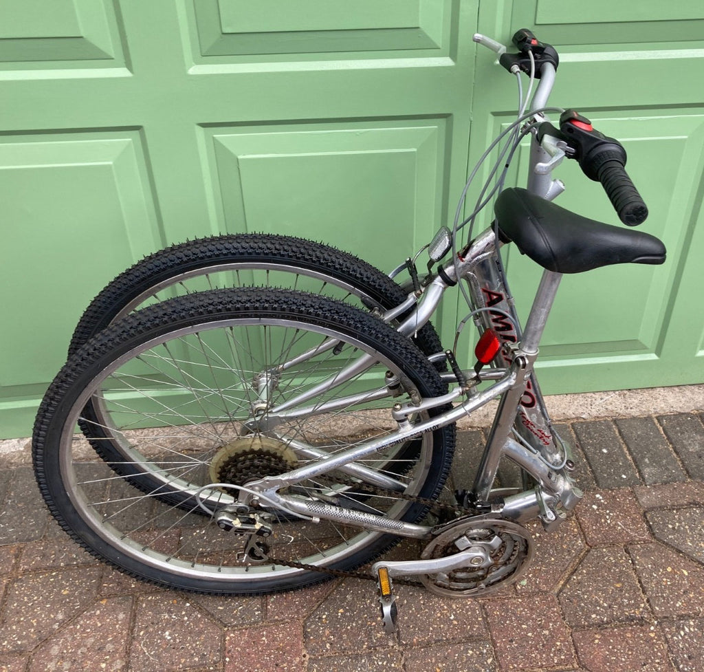 Unisex Ammaco Town & Country Folding Aluminium Hybrid Bike 26” wheels