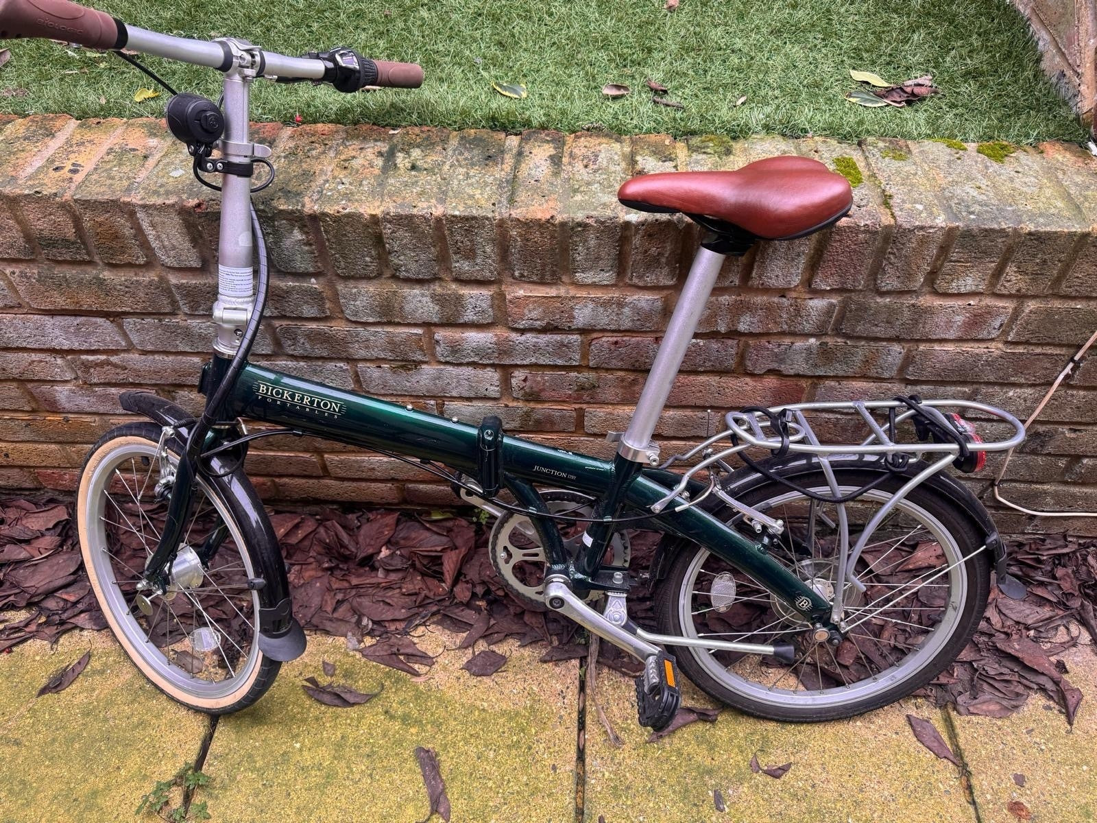 Bickerton Folding Green bicycle