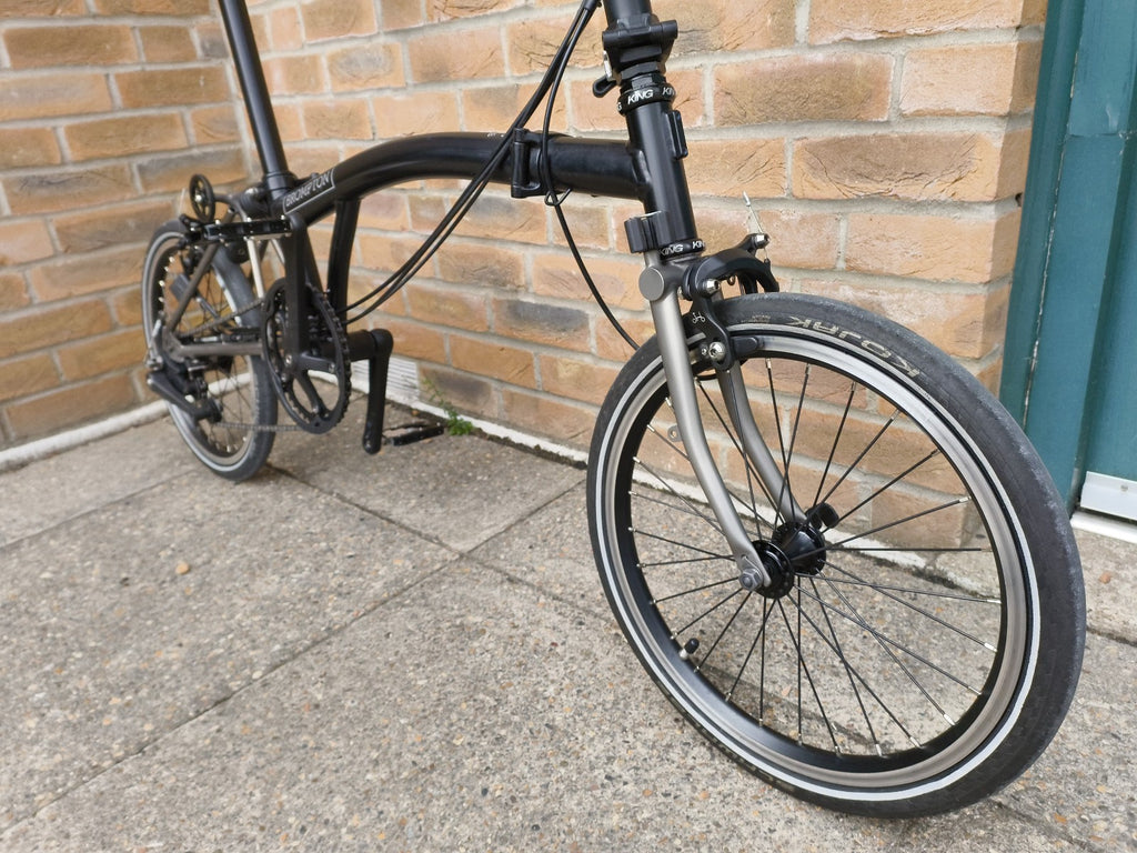 2022 Brompton C Line Titanium Superlight 6 speed folding bike