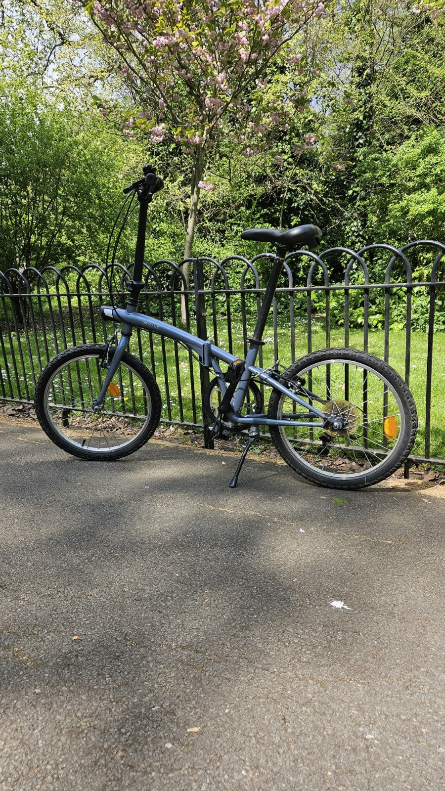 Folding Bike Grey – Decathlon BTWIN Tilt 120 – Commuting –  Summer ☀️