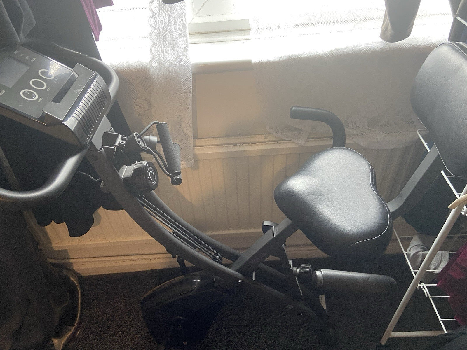 Slim Cycle foldable exercise bike worth over £200. Compact and sturdy