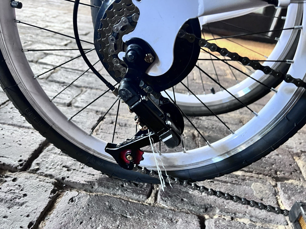 Fold Away Down Up Bike Bicycle 19" Wheel Working Needs TLC Travel Small Working