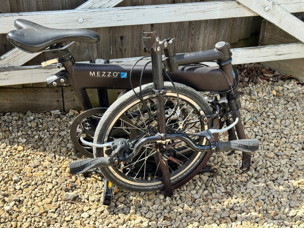 Mezzo D9 Folding Bicycle Cycle Bike with Lamaki:Lab carry bag