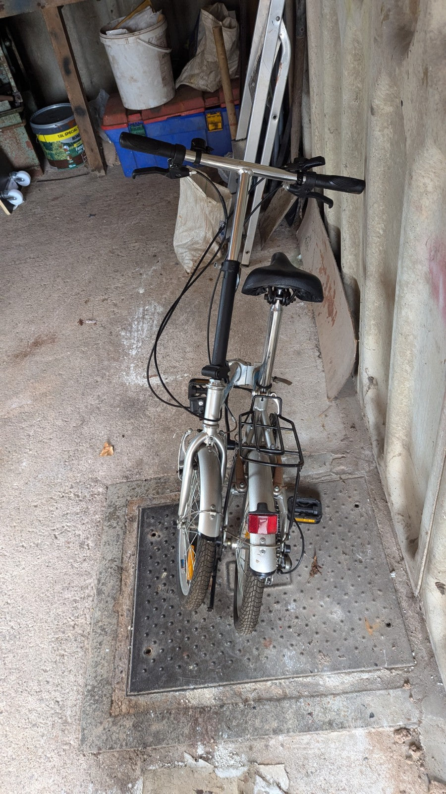 Proteam Folding Bike   6 shimano  gears  16' wheels' bicycle  fold up v-brakes