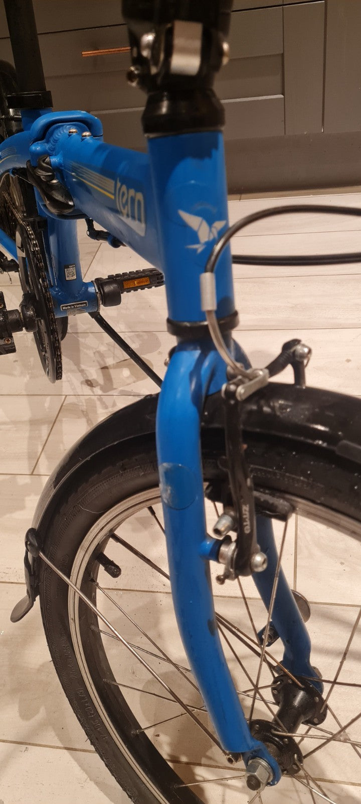 Tern Bicycle Link B7 20" 7 Speed  Blue Folding Bicycle Easy Carry RRP £650.00