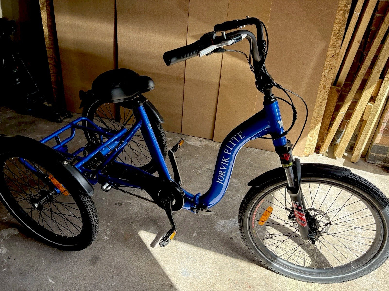 Three Wheel Folding Jorvik Bike Bicycle (Hardly Used At All)