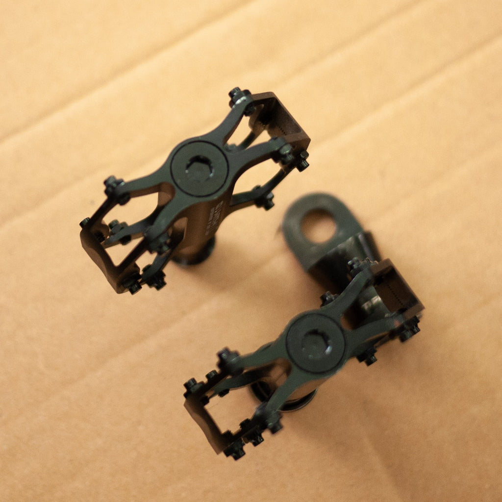 Brompton Ti Parts Workshop Single Quick Release Mini Pedal Titanium Pedal Holder