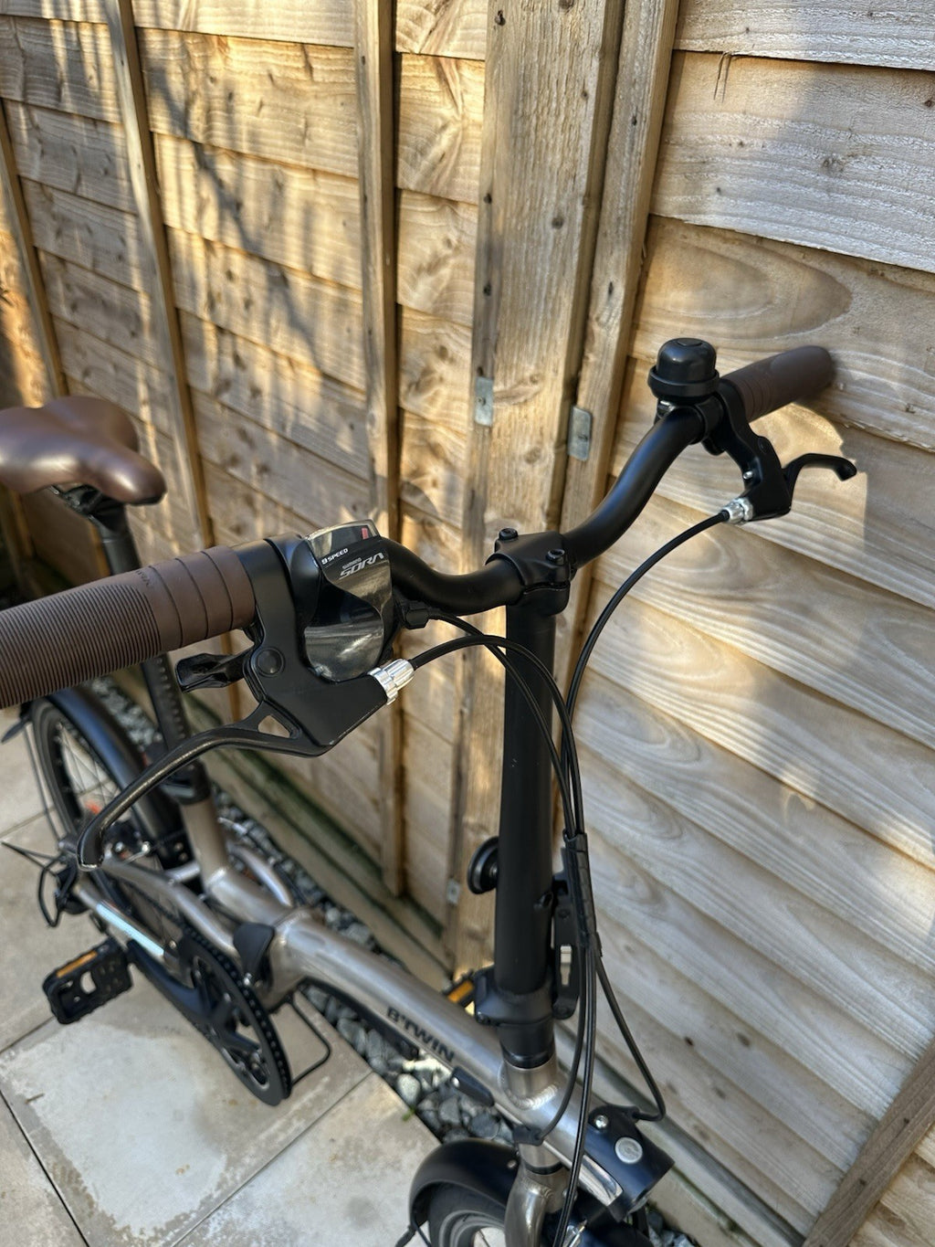 BTWIN Tilt 900 Folding Bike 9-Speed, Lightweight