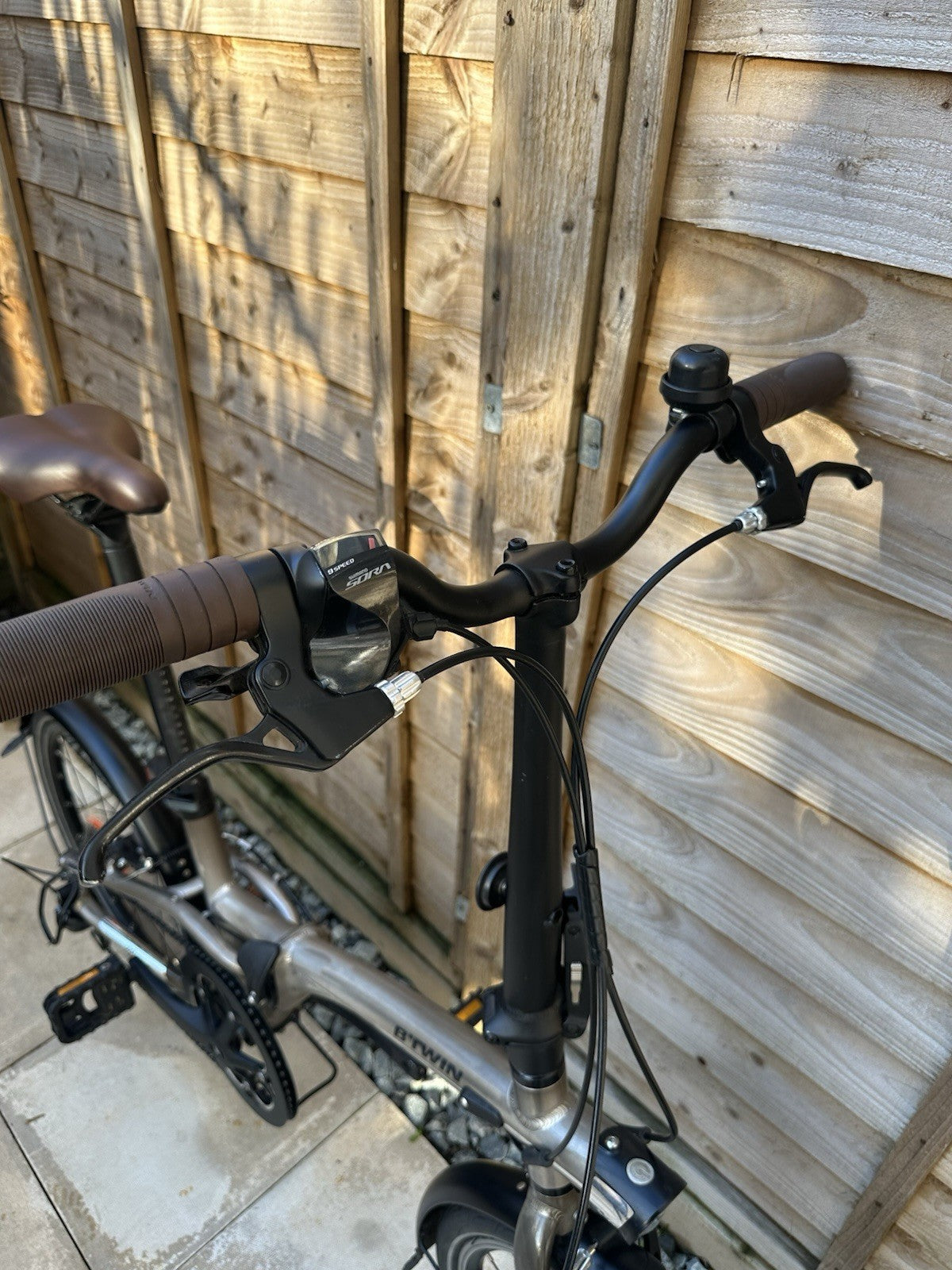 BTWIN Tilt 900 Folding Bike 9-Speed, Lightweight